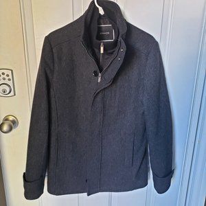 Wool Mock Neck Coat Size XS